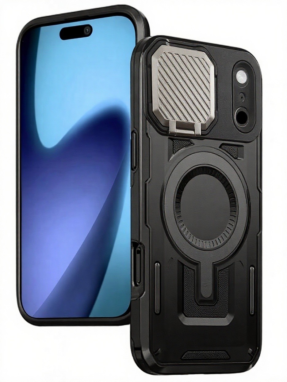 Techsuit iPhone 17 Pro Max MagSafe CamVault Θήκη Σκληρή - Black