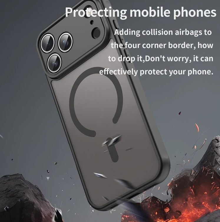 Techsuit iPhone 17 Pro Max MagSafe HaloFrost Θήκη Σκληρή Φιμέ - Green