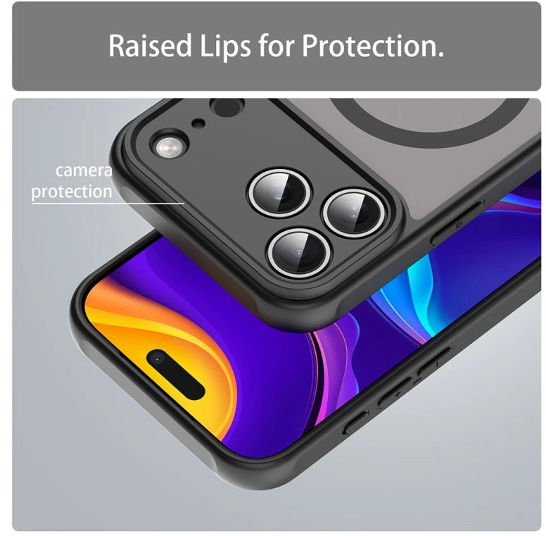 Techsuit iPhone 17 Pro Max MagSafe HaloFrost Θήκη Σκληρή Φιμέ - Green