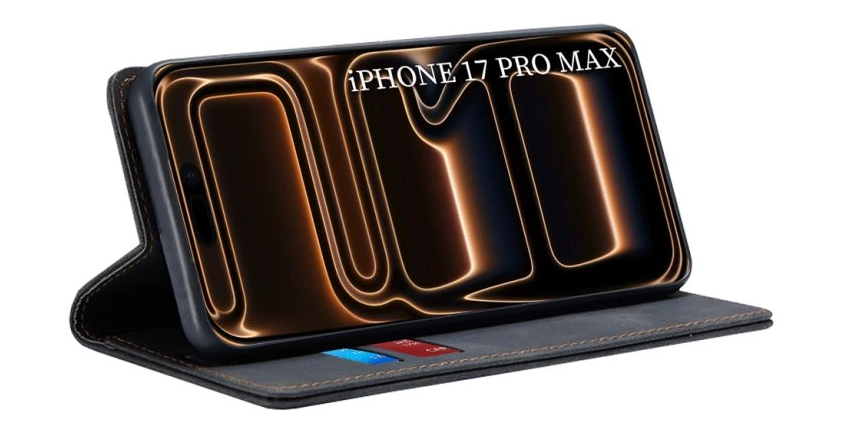 Techsuit iPhone 17 Pro Confy Cover Θήκη Βιβλίο - Black