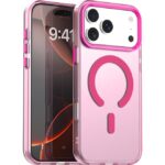 Techsuit iPhone 17 Pro CandyCase MagSafe Θήκη με Πλαίσιο Σιλικόνης - Pink