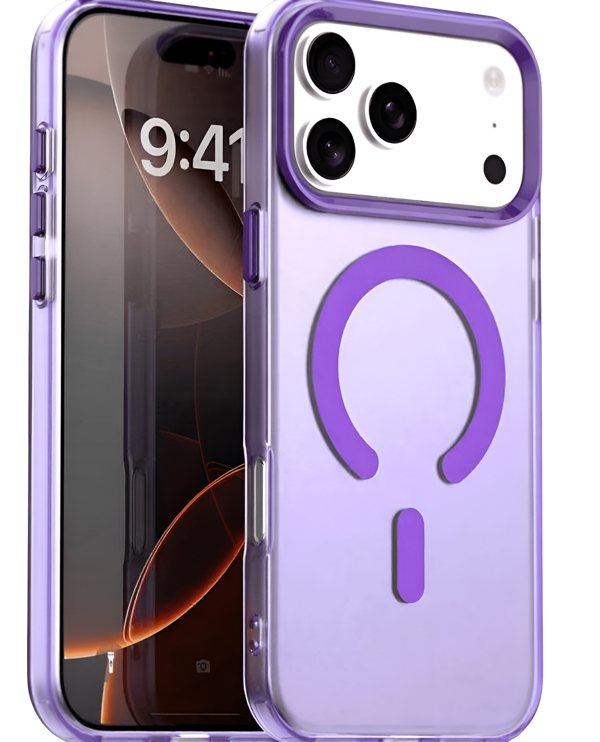 Techsuit iPhone 17 Pro CandyCase MagSafe Θήκη Σκληρή Φιμέ - Purple