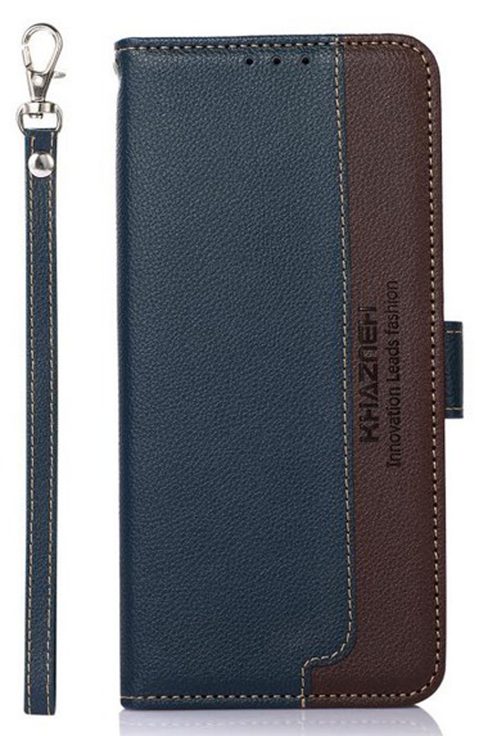 KHAZNEH Xiaomi Redmi A5 4G RFID Litchi Leather Θήκη Βιβλίο - Blue Brown