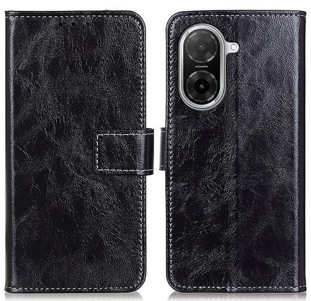 Tel1 Xiaomi Redmi A5 4G Retro Crazy Horse Θήκη Βιβλίο - Blue