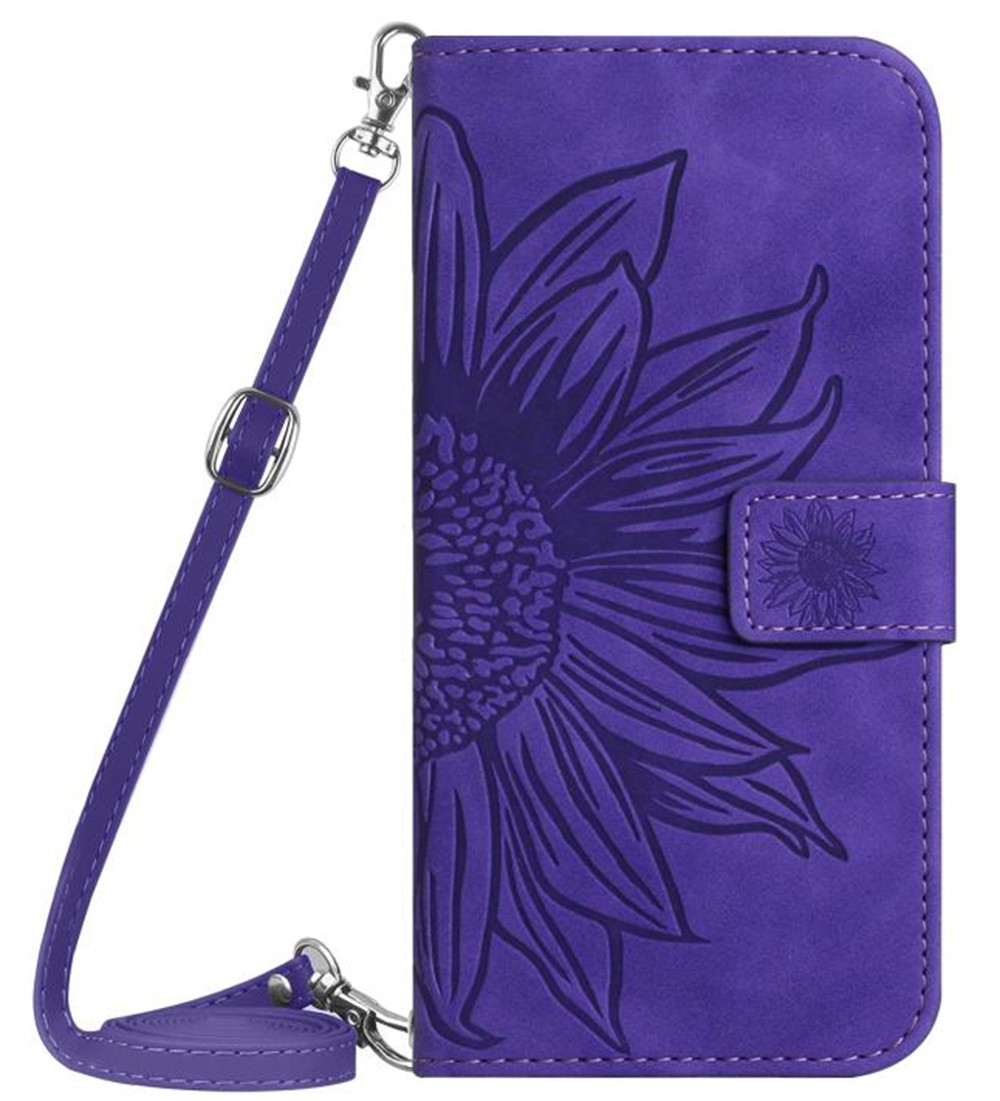 Tel1 Xiaomi Redmi A5 4G Sun Flower Θήκη Βιβλίο - Dark Purple