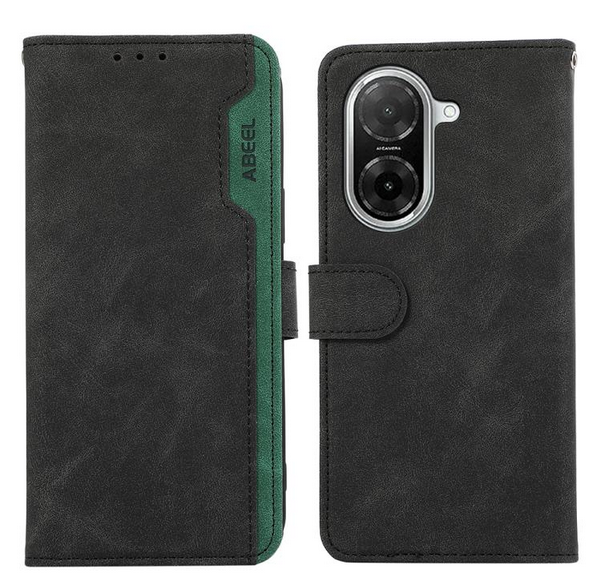 ABEEL Xiaomi Redmi A5 4G Color Block Θήκη Βιβλίο - Black Green