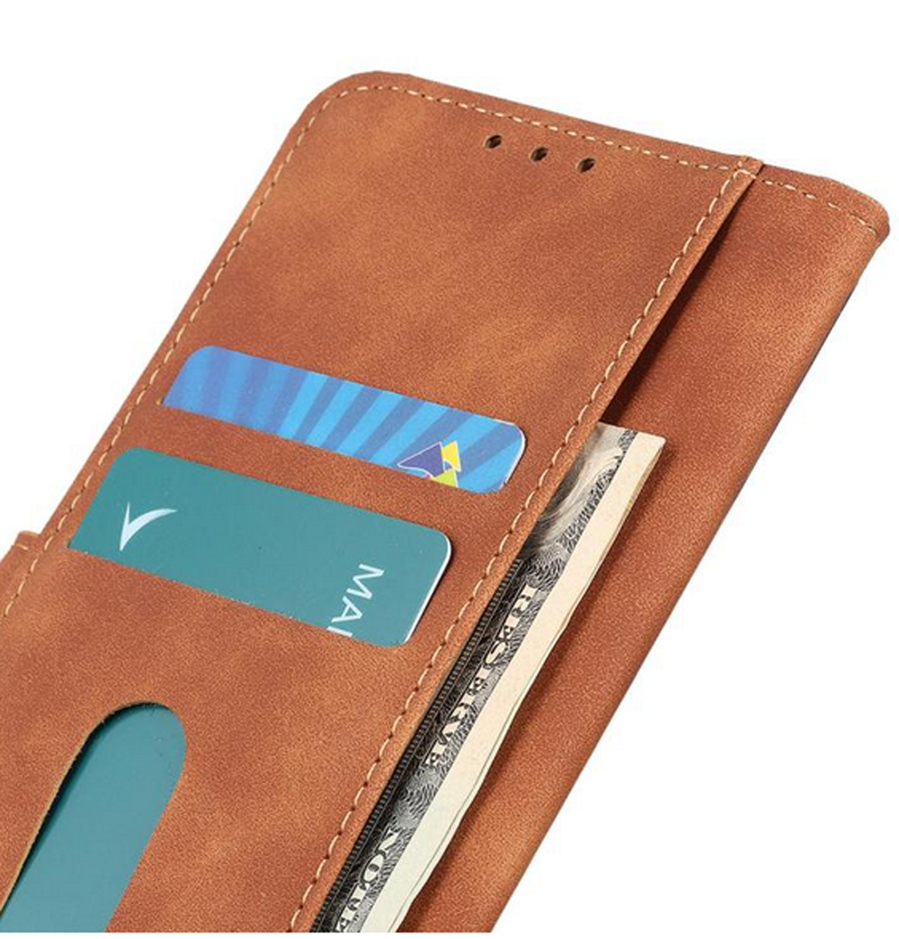 KHAZNEH Xiaomi Redmi A5 4G Texture Horizontal Flip Θήκη Βιβλίο - Brown