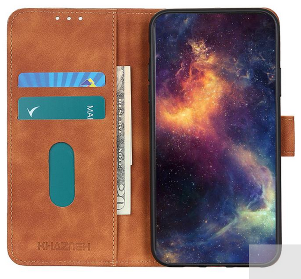 KHAZNEH Xiaomi Redmi A5 4G Texture Horizontal Flip Θήκη Βιβλίο - Brown