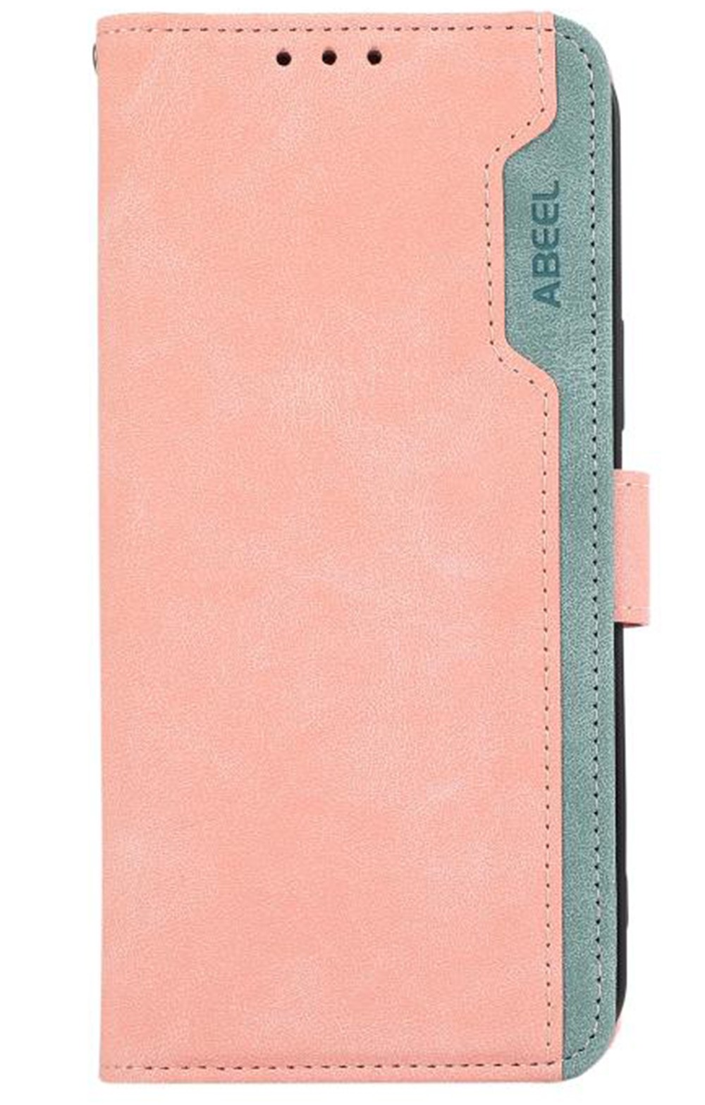 ABEEL Xiaomi Redmi A5 4G Color Block Θήκη Βιβλίο - Pink Green