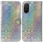 Τel1 Xiaomi Redmi A5 4G Colorful Magnetic Buckle Θήκη Βιβλίο - Silver