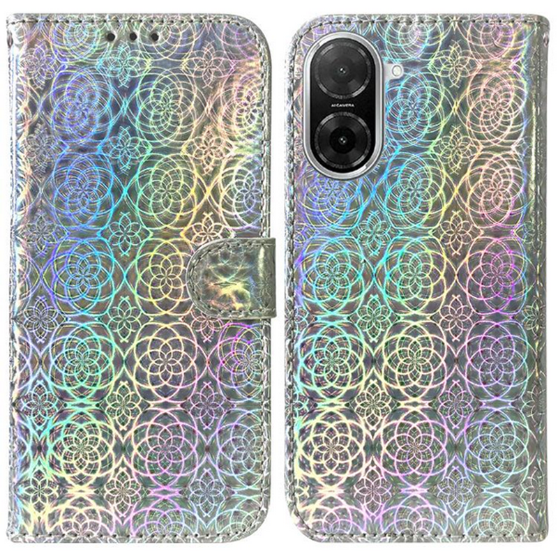 Τel1 Xiaomi Redmi A5 4G Colorful Magnetic Buckle Θήκη Βιβλίο - Silver