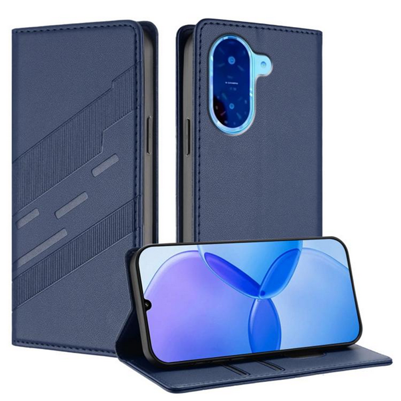 Τel1 Xiaomi Redmi A5 4G Embossed Multi-functional Wallet Θήκη Βιβλίο - Dark Blue