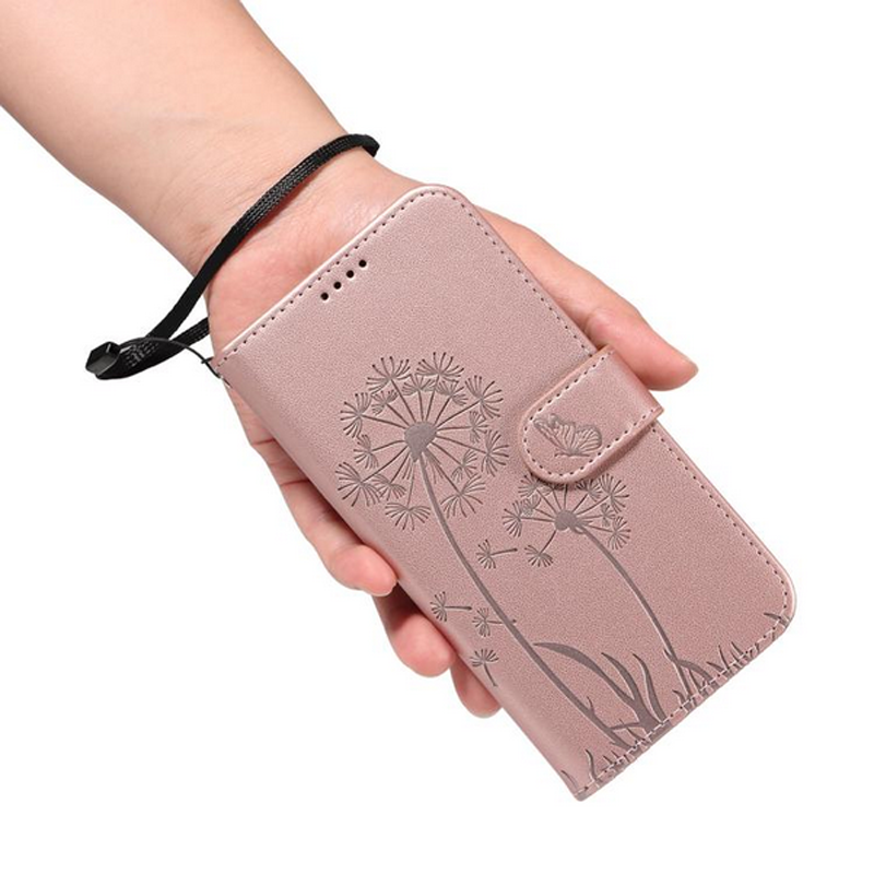 Τel1 Xiaomi Redmi A5 4G Dandelion Embossed Pattern Θήκη Βιβλίο - Pink