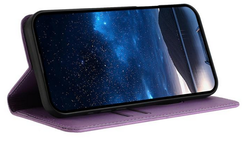 Τel1 Xiaomi Redmi A5 4G Strong Magnetic Frosted Flip Θήκη Βιβλίο - Purple