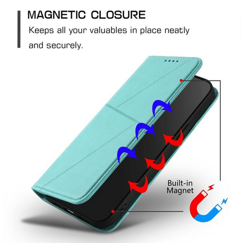 Τel1 Xiaomi Redmi A5 4G Strong Magnetic Frosted Flip Θήκη Βιβλίο - Light Blue