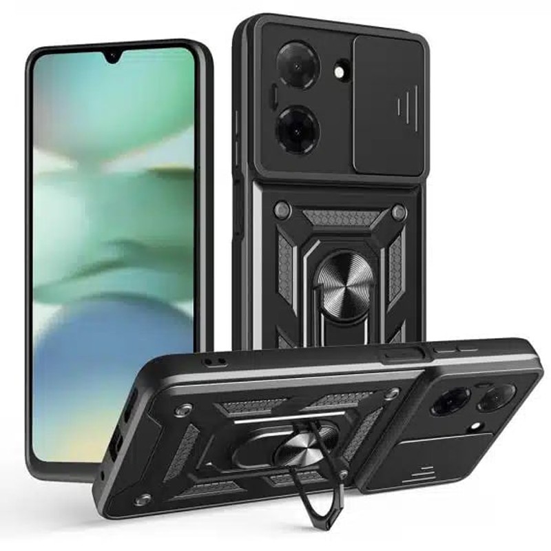 Forcell Xiaomi Redmi A5 4G Sliding Camshield Θήκη Σκληρή - Black