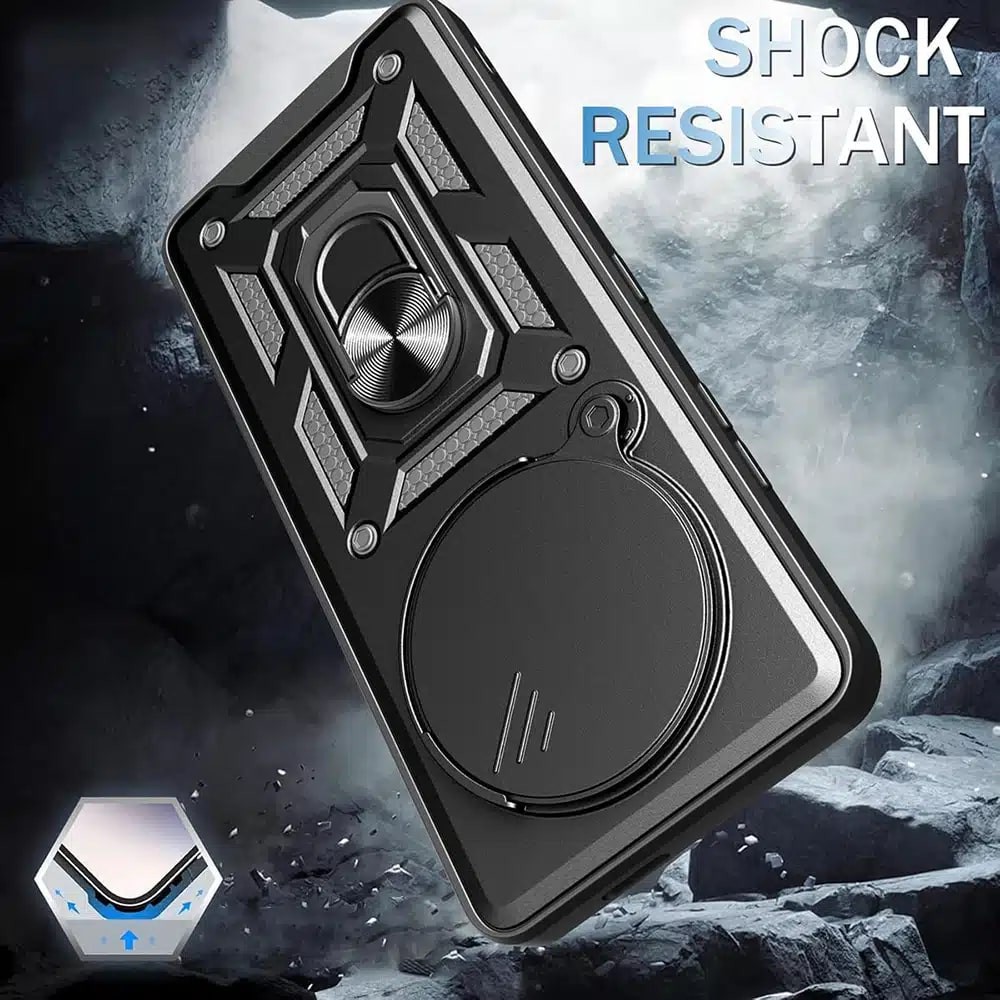 Forcell Xiaomi Redmi A5 4G Sliding Camshield Θήκη Σκληρή - Black