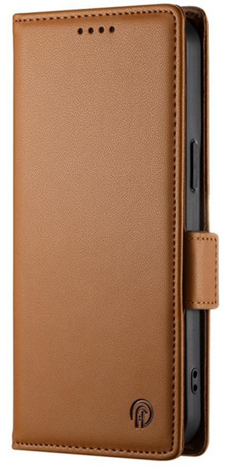 Tel1 Xiaomi Redmi 15C 4G / 5G / Poco C85 Side Buckle Magnetic Θήκη Βιβλίο - Brown