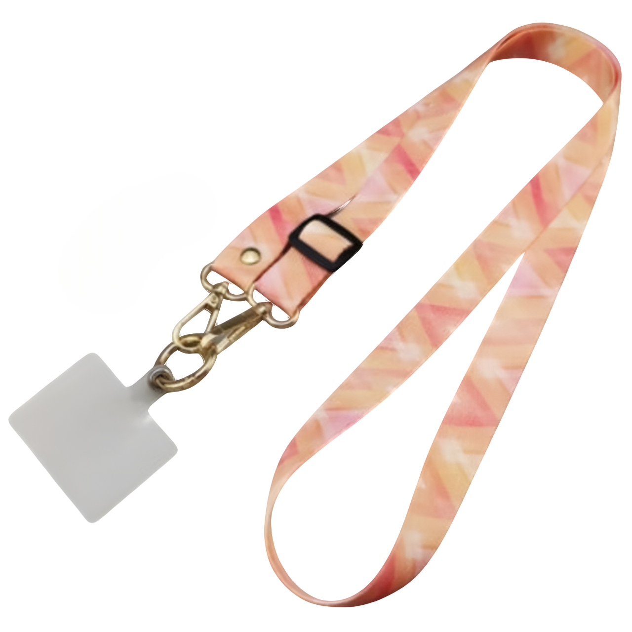 Universal Λουράκι Λαιμού για Smartphone Neck Strap With Hook For Smartphone Pink Gold