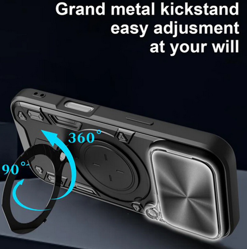 Techsuit iPhone 17 Pro CamGuard Pro Θήκη Σκληρή - Black