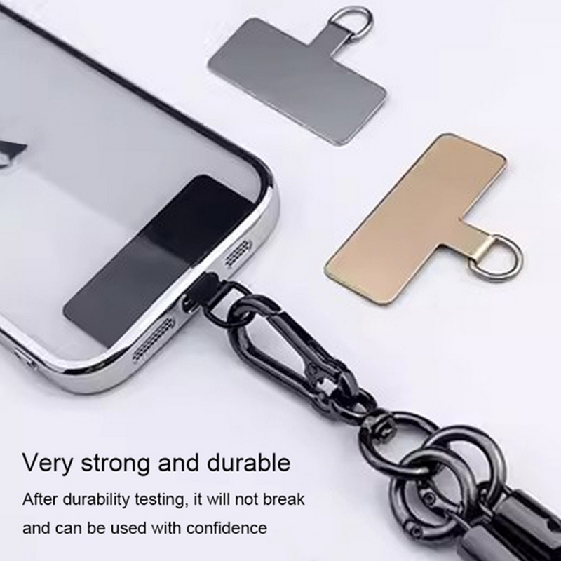 Δακτύλιος για Λουράκι Metal Mobile Phone Lanyard Fixing Gasket Black