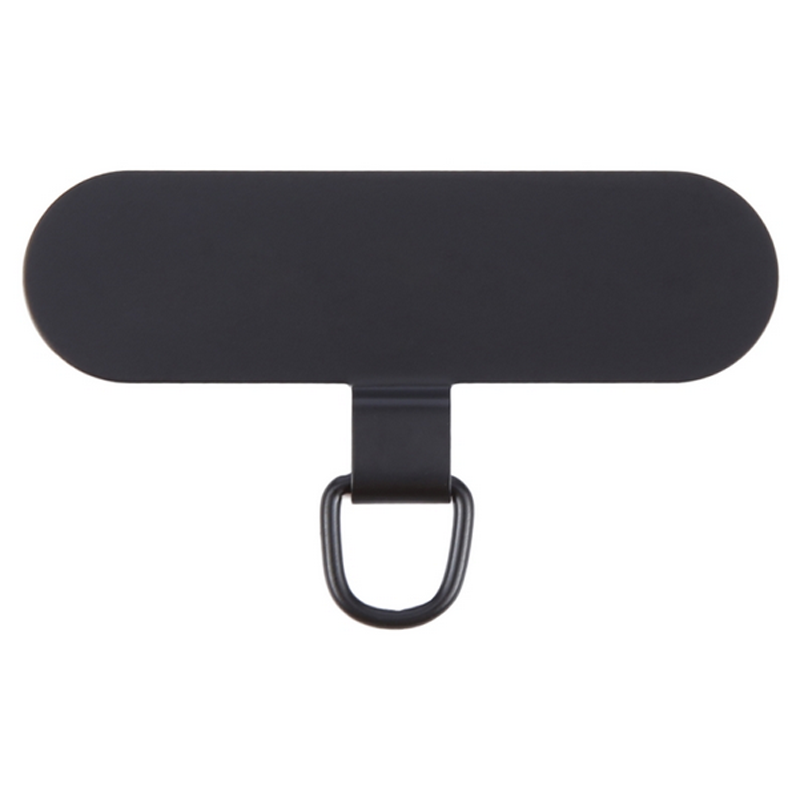 Δακτύλιος για Λουράκι Oval Metal Mobile Phone Lanyard Fixing Gasket Black
