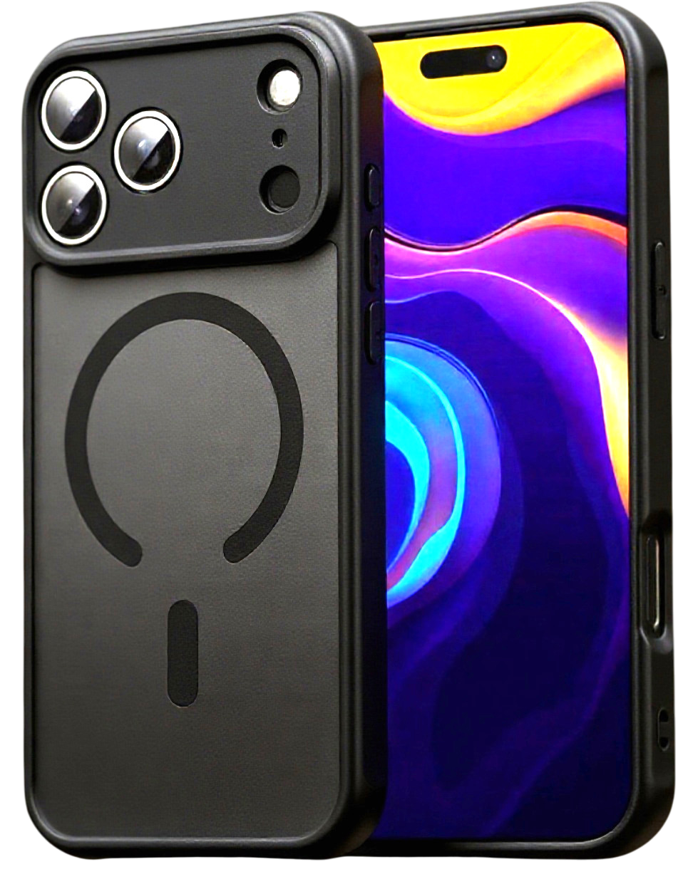 Techsuit iPhone 17 Pro MagSafe HaloFrost II Θήκη Σκληρή Φιμέ - Black