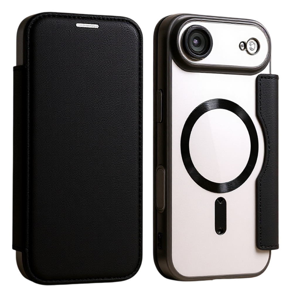 Techsuit iPhone 17 Air SmartMag Θήκη Βιβλίο - Black