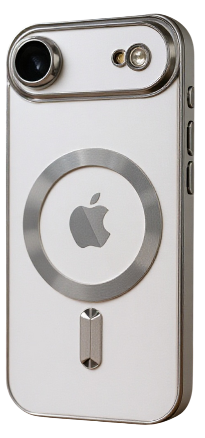 Techsuit iPhone 17 Air MagSafe Luxury Crystal Θήκη με Πλαίσιο Σιλικόνης Διάφανη - Silver