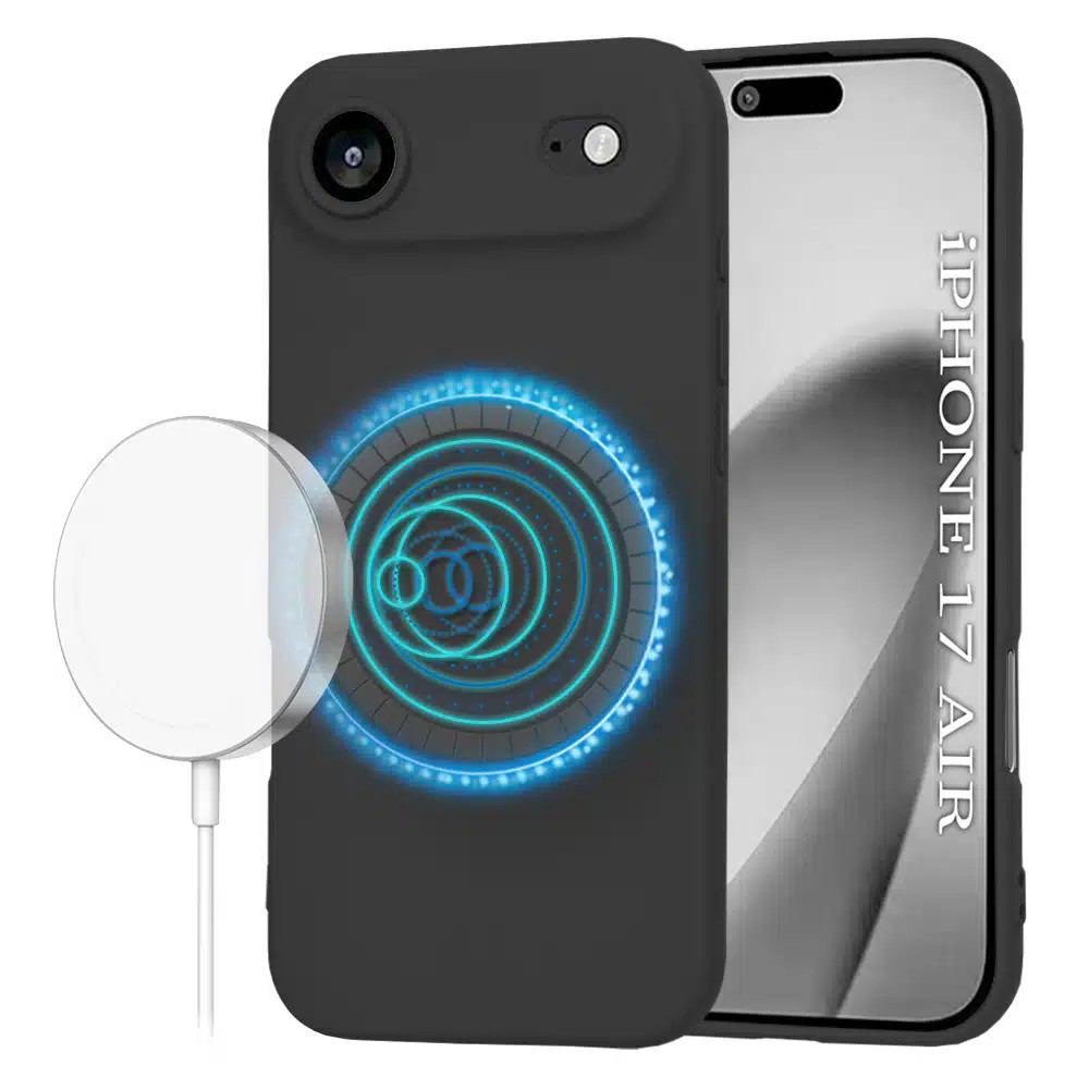 Techsuit iPhone 17 Air MagSafe Softflex Θήκη Σιλικόνης - Black