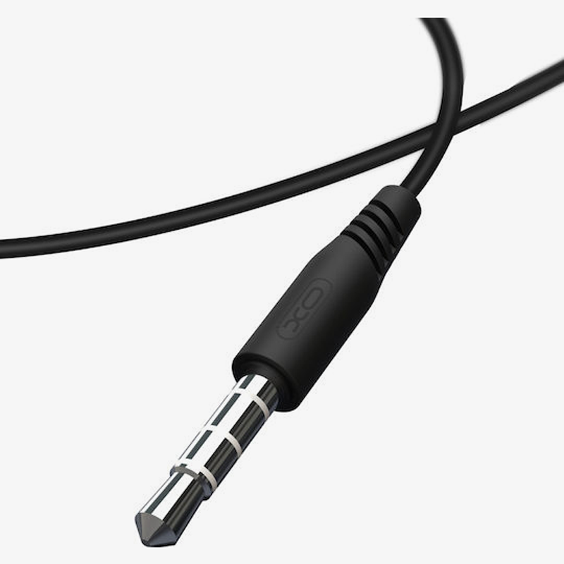 XO EP52 In-ear Handsfree με Βύσμα 3.5mm Μαύρο