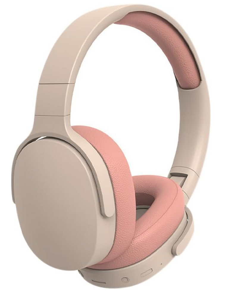 P2961 Over-Ear Ασύρματα Ακουστικά έως 6-10 ώρες Μπεζ