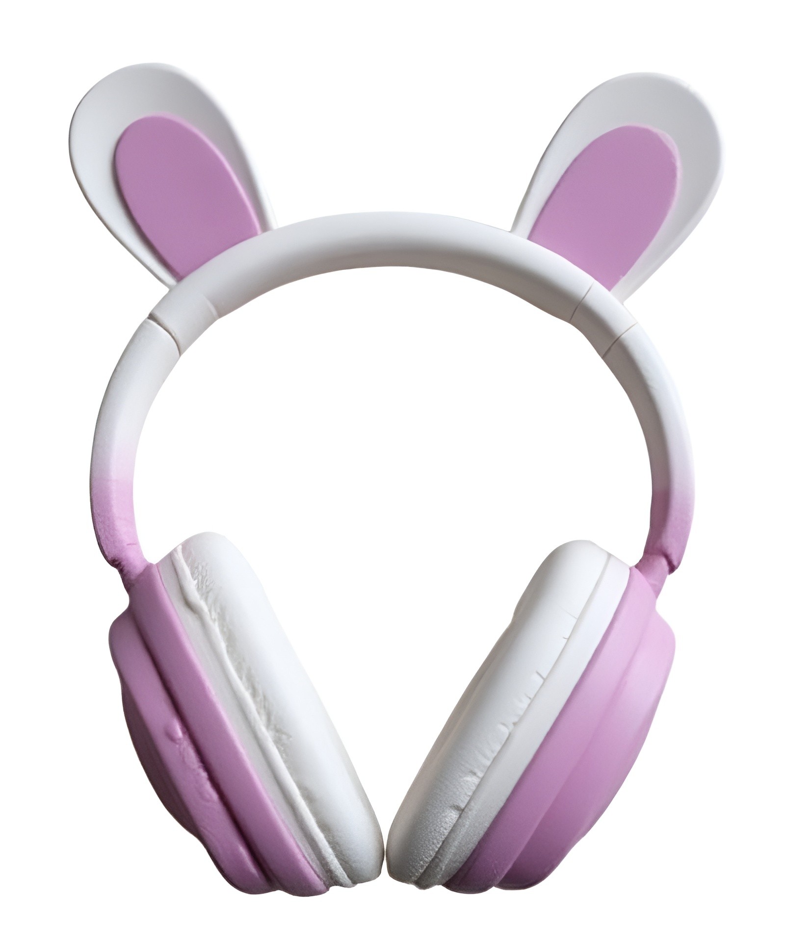 Cartoon Stereo On-Ear Ασύρματα Ακουστικά με Ραδιόφωνο έως 15 ώρες Μωβ - Λευκό