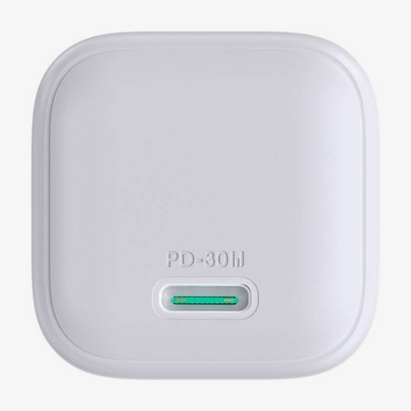 Joyroom Φορτιστής Χωρίς Καλώδιο GaN με Θύρα USB-C 30W Power Delivery QC 3.0 Λευκός