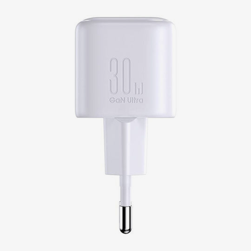 Joyroom Φορτιστής Χωρίς Καλώδιο GaN με Θύρα USB-C 30W Power Delivery QC 3.0 Λευκός