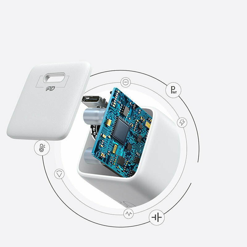 Joyroom Φορτιστής χωρίς Καλώδιο με Θύρα USB-C PD & PPS 25W 3A Λευκός