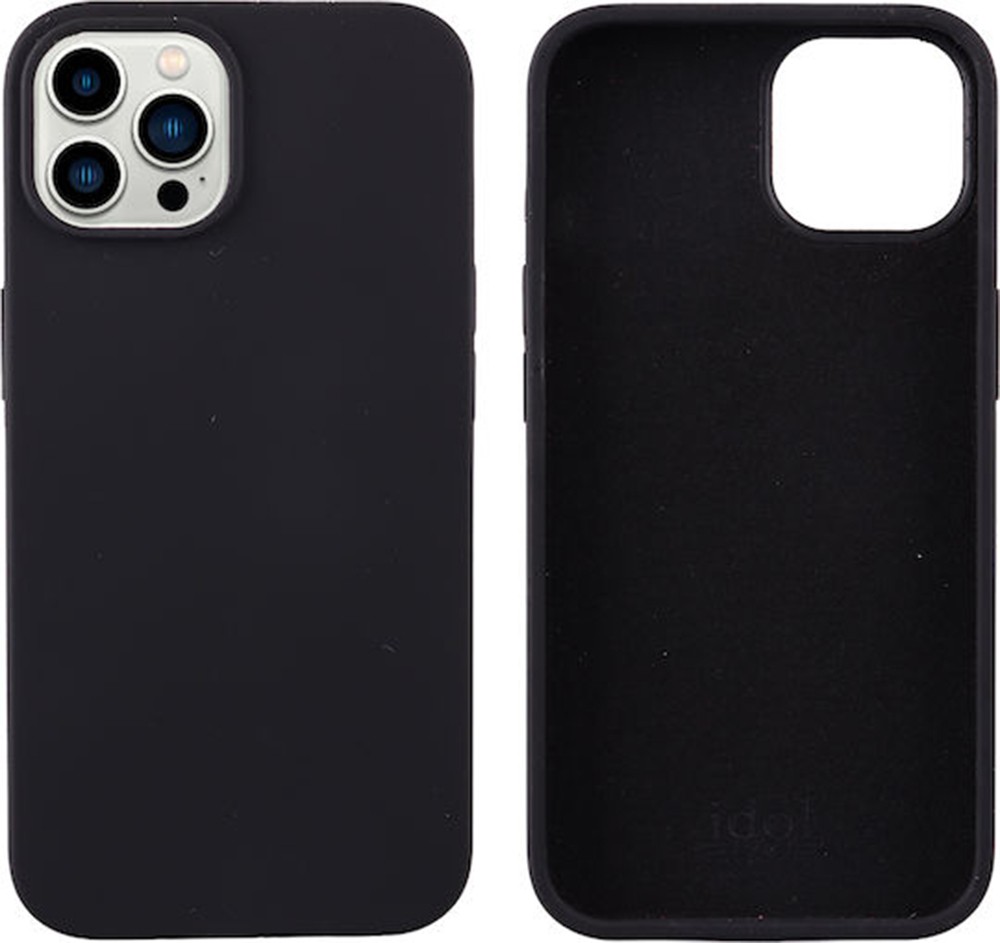 Idol 1991 iPhone 14 Plus Velvet Elite Θήκη Σιλικόνης - Black