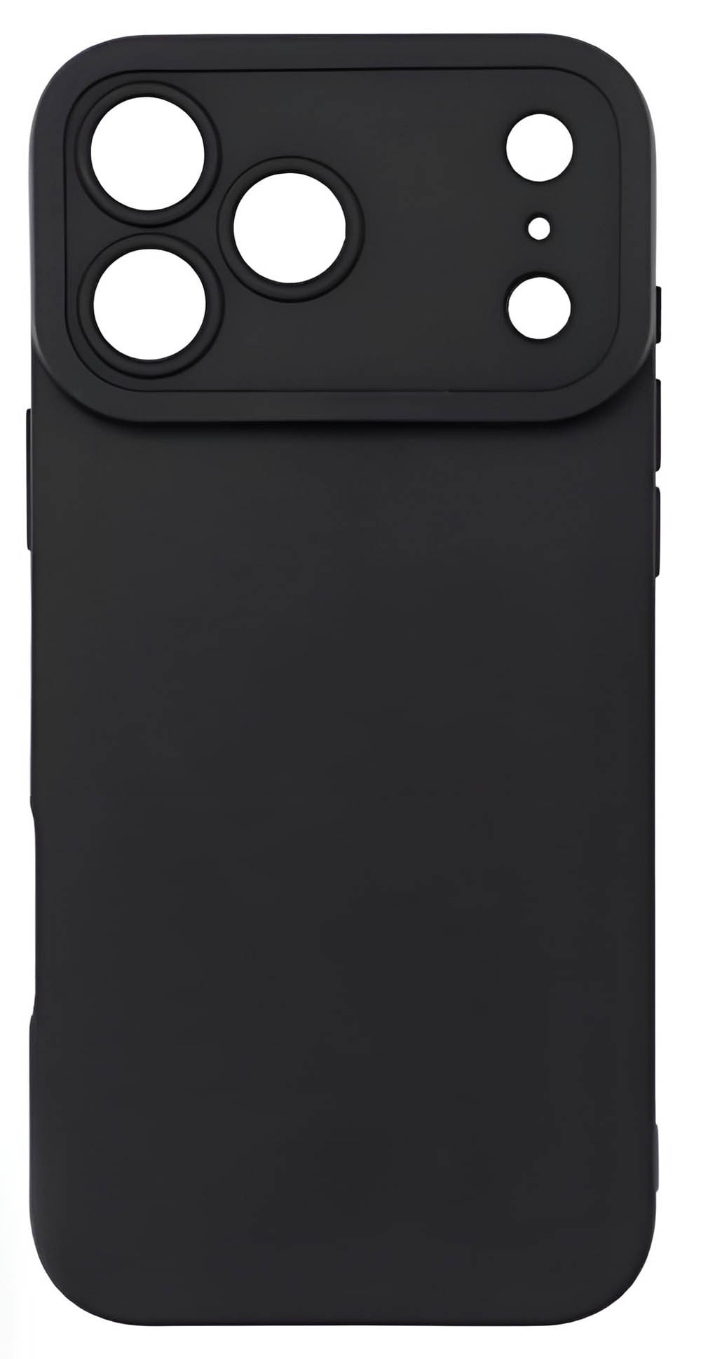 Forcell iPhone 17 Pro Max Soft Touch Θήκη Σιλικόνης - Black