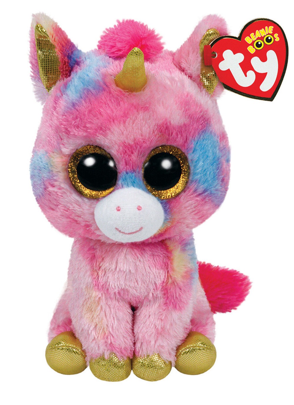 TY Beanie Boos Fantasia Χνουδωτό Μονόκερος Πολύχρωμο 23εκ.