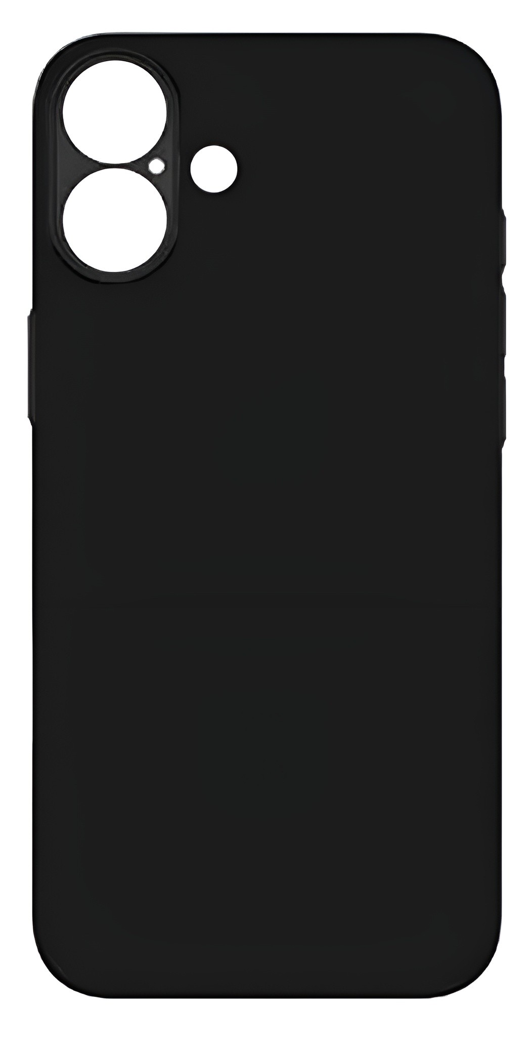 Forcell iPhone 16 Soft Touch Θήκη Σιλικόνης - Black