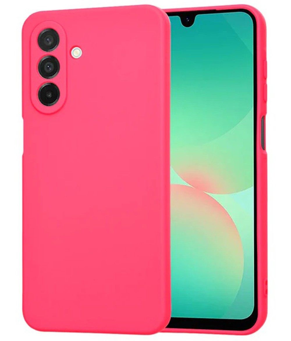 Forcell Samsung Galaxy A24 5G/4G Soft Touch Θήκη Σιλικόνης - Fuchia