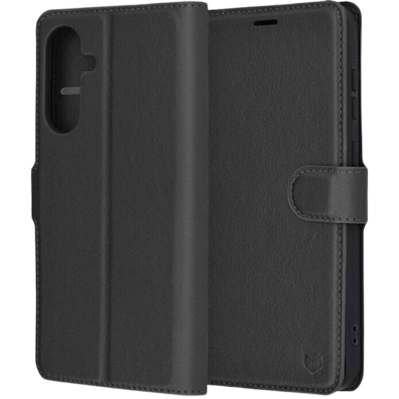 Techsuit Samsung Galaxy A56 5G Leather Folio Θήκη Βιβλίο - Black