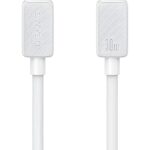 USAMS Καλώδιο USB-C to Lightning 30W 1m Λευκό (US-SJ712)