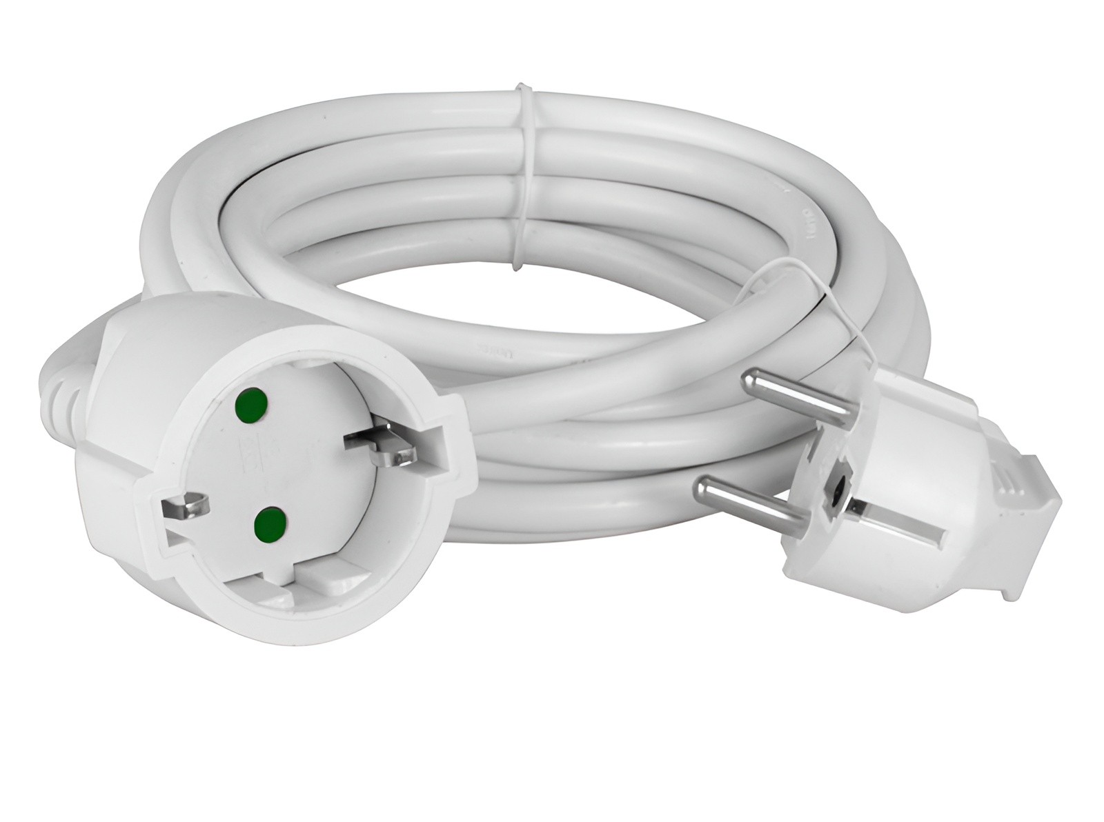 POWERTECH PT-889 Μπαλαντέζα Ρεύματος 1 Θέσης με Καλώδιο 5m Λευκή