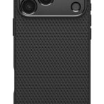 Spigen iPhone 17 Pro Max Liquid Air Θήκη Σιλικόνης - Black
