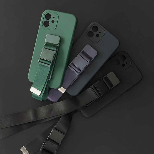 Forcell Xiaomi Poco X3 NFC / X3 Pro Lanyard Rope Θήκη Σιλικόνης - Pink