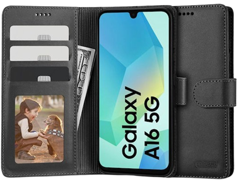 Tech-Protect Samsung Galaxy A16 4G / A16 5G Wallet Θήκη Βιβλίο - Black