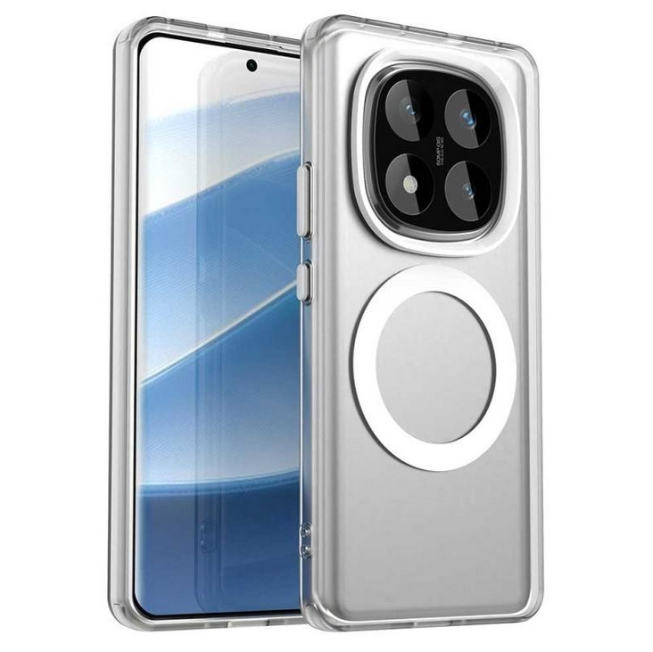 Techsuit Xiaomi Poco X7 5G MagSafe CandyCase Θήκη Σκληρή Διάφανη - White