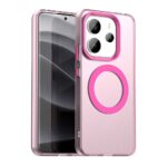 Techsuit Xiaomi Redmi Note 14 4G MagSafe CandyCase Θήκη Σκληρή Διάφανη - Pink