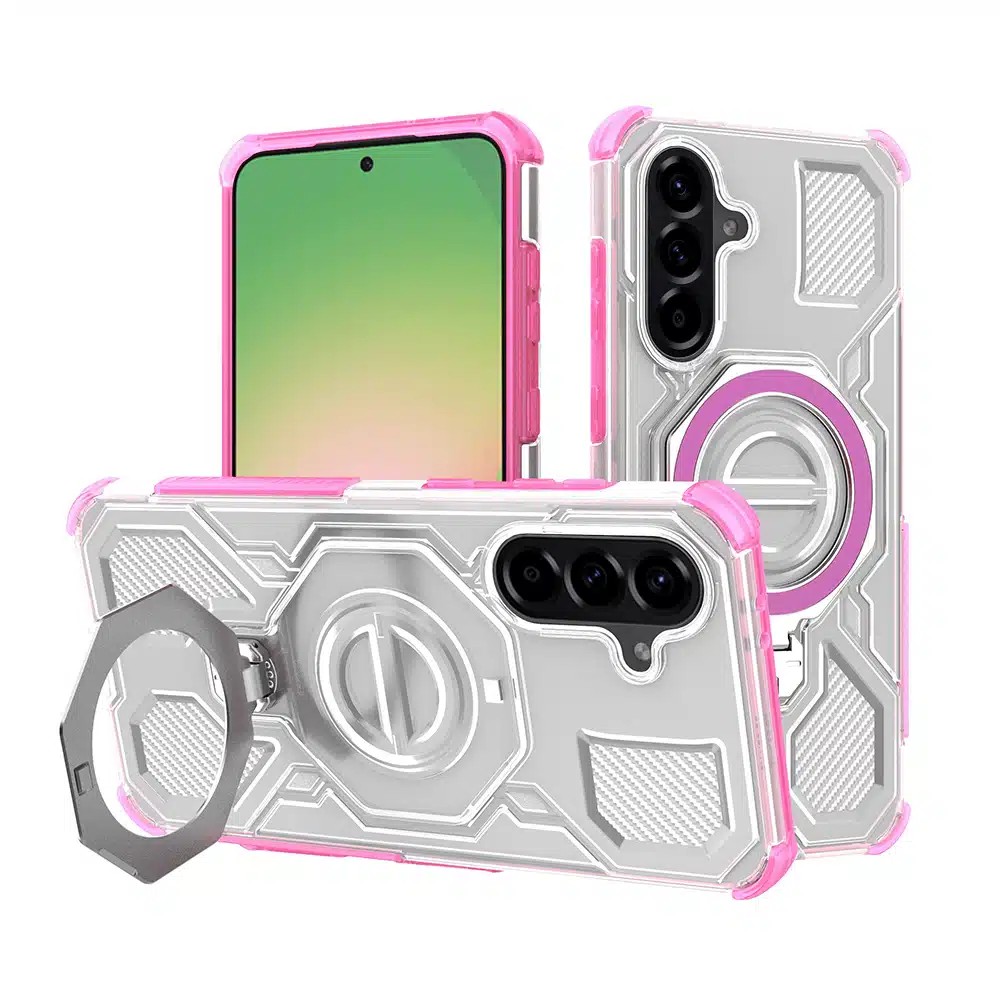 Techsuit Samsung Galaxy A16 4G / A16 5G Carbon Shield Pro Θήκη Σκληρή - Pink
